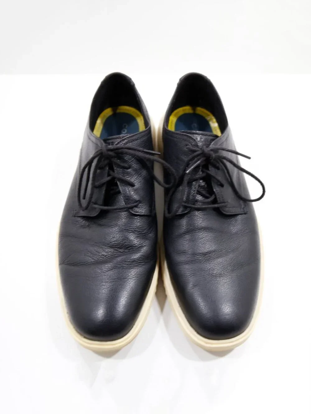Cole Haan Grand+ Black Leather Oxfords - Men's 12